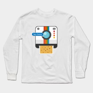 Say cheese Classic camera design Long Sleeve T-Shirt